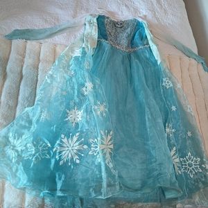 DELUXE Disney Princess Elsa snow queen Frozen costume size 5/6